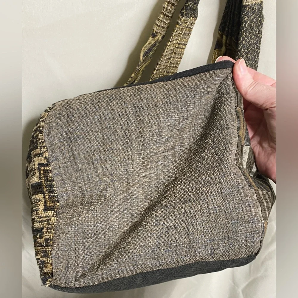 Patchwork hobo bag